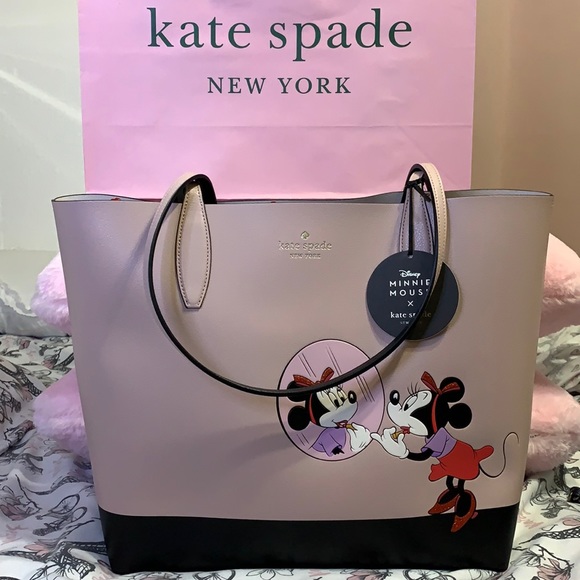 kate spade Handbags - Disney Kate Spade minnie mouse Lg reversible tote
